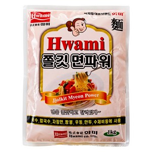 [화미] 쫄깃면파워, 1kg, 2개