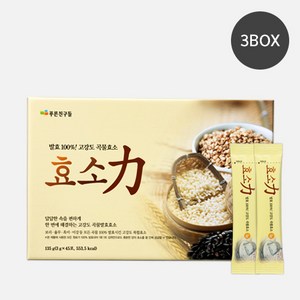푸른친구들 효소력 속편한 고강도 곡물효소 통발효, 135g, 3개