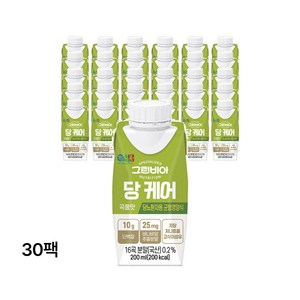 그린비아 당케어 곡물맛 균형영양식, 200ml, 30개