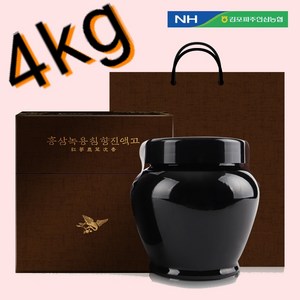 프리미엄 홍삼녹용침향진액고 [대용량] 1kg (고급쇼핑백+전용스푼+고급케이스) premium gift, 4개