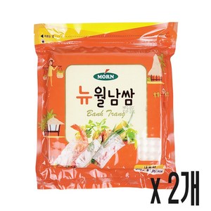 MORN 뉴 월남쌈 라이스페이퍼 사각, 300g, 2개