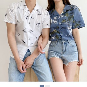 반팔셔츠 린넨 여성린넨셔츠 시어서커셔츠 남자셔츠