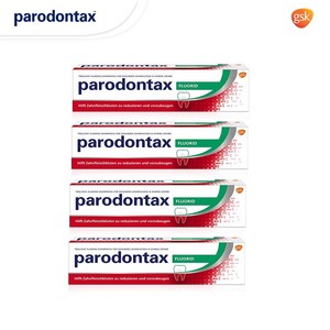 파로돈탁스 독일 Parodontax 플루오라이드(그린) 잇몸 치약 75ml 묶음 독일직배송, 4개