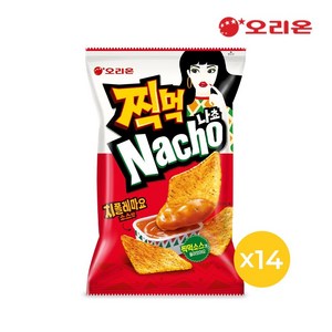 오리온 찍먹 나쵸 치폴레마요소스(84g) x 14개, 84g