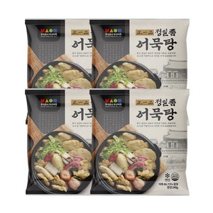 부산어묵 정일품 모듬어묵 어묵탕 240g, 4개