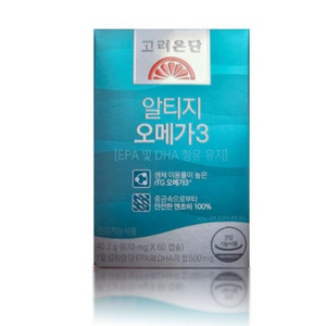 고려은단 알티지 오메가3 40.2g, 60정, 2개