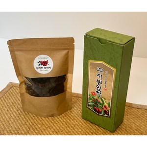 하동 꾸지뽕 열매차 잎차 선물 세트