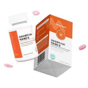 모로오렌지 모로실 C3G 락토페린 비타민멘토, 1개, 1000mg, 60정