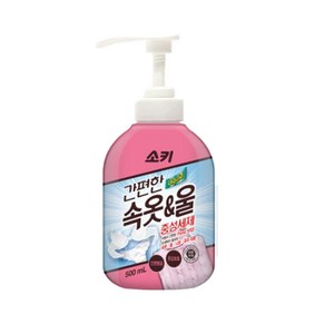 소키 간편한 속옷 울 중성세제 본품, 500ml, 1개