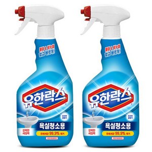 유한락스 욕실청소용 세정제, 900ml, 2개