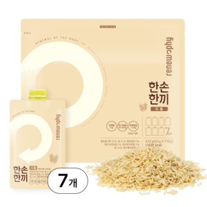 리뉴파이 한손한끼 단백질 쉐이크, 곡물, 60g, 7개