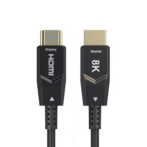 Coms HDMI 2.1 AOC 리피터 광케이블 20M 4K 8K CB186, 1개, 20mm