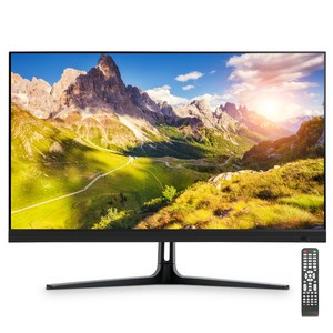 큐빅스 24인치 LED TV 모니터 소형티비 리모컨포함 Full HD 해상도 에너지효율 1등급 USB 장착 제로베젤 신형 CBX240FHD, 일반