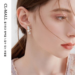 CL-MALL 나비 꽃 귀걸이 여성 기질 하이 엔드 여름 귀걸이 새로운 유행 틈새 디자인 슈퍼 요정 귀걸이 30대여성쇼핑몰