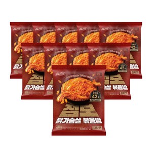 [랭킹닭컴] 맛있닭 점보 닭가슴살 볶음밥 김치맛, 350g 10개, 350g