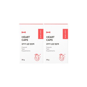 본아페티 하트캡스 강아지 심장 영양제, 30g, 2개