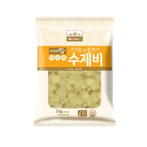 칠갑 아소미 수제비 2kg 1+1, 2개