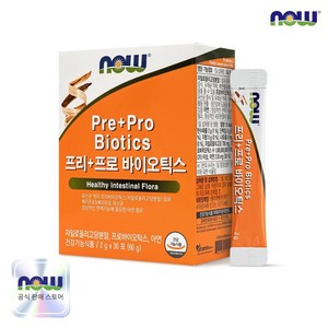 나우푸드 프리+프로 바이오틱스 30포 1박스 (1개월분), 1개, 60g