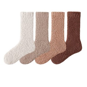 환희 고중량 고탄력 임산부 무압박 산후조리원 슬림핏 중목 부드러운 겨울 수면 양말 세트 무채색 무지 방한 여성용