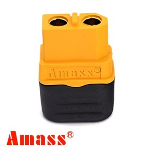 AMASS 아마스 XT60 배터리 연결 단자, XT60암_노란색, 1개