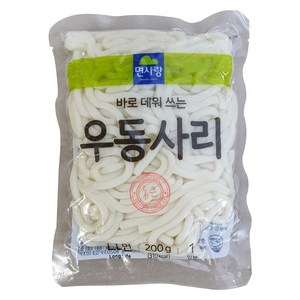 면사랑 생우동사리 200g, 1개