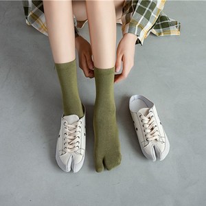 프리미엄 일본 족발 비비드컬러 중목 타비양말 4켤레세트