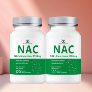 N 아세틸 시스테인 NAC 1500mg 글루타치온 진해거담 호흡기 면역, 2개, 120정