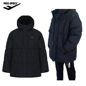프로스펙스 검정 패딩