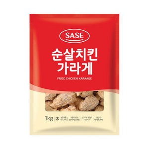 사세 순살치킨 가라게 1kg 기타닭고기가공육, 3개