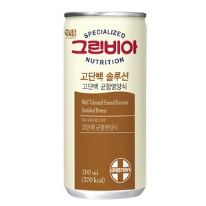 그린비아 고단백솔루션 고단백 균형영양식, 200ml, 30개