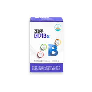 [정품] 진정주 메가B정 1 100mg x 60정, 1개, 1100mg