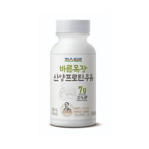 파스퇴르 바른목장 산양프로틴 우유, 180ml, 10개