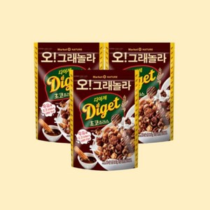 마켓오네이처 오그래놀라 다이제 초코츄러스 300g 다이제와 초코츄러스의 만남, 3개