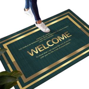 웰컴 WELCOME 매트 입구 발판 현관 업소용 입구 러그 어서오세요 발매트 횡판(레드) + 1... 1개, 횡판(그레이 퍼플) + 80x150cm(가로판) * 1