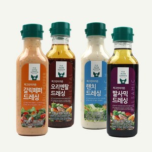 삼립 피그인더가든 드레싱4종 (발사믹/오리엔탈/갈릭페퍼/랜치), 갈릭페퍼드레싱