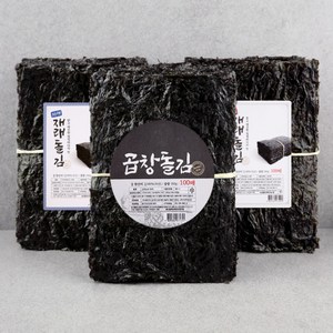 바다푸드 햇 곱창돌김 재래돌김 3종 모음 완도 광천 남도해안 50매 부터 100매, 구운 곱창돌김 50매