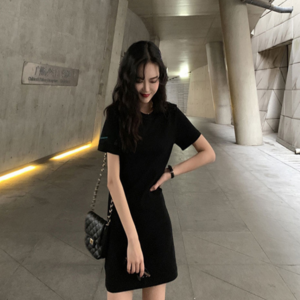 디아잇 여성 봄 여름 파스텔톤 반팔원피스 치마