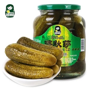 홍홍 중국식품 미니오이피클 오이지 오이절임 오이피클 카츄사어식, 330g, 1개