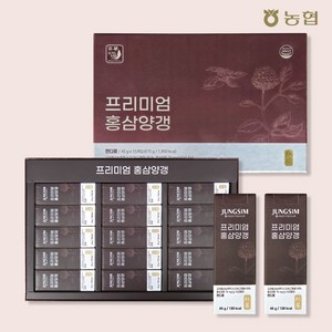 정심홍삼 6년근 홍삼 프리미엄 홍삼양갱, 15개, 45g