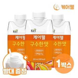 케어웰 구수한맛(팩), 200ml, 18개