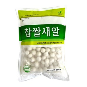 참앤찬 쫄깃한 국산 찹쌀 새알심 1kg, 2개