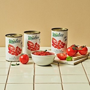 멘푸소 유기농 찹드 토마토, 400g, 1개