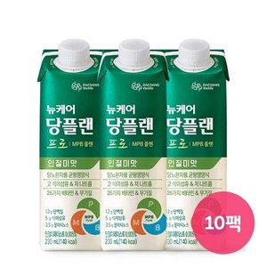 뉴케어 대상웰라이프 당플랜 프로 인절미맛 230ml x 10팩, 10개