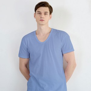 BYC 남 순면 컬러 반팔런닝 3매세트