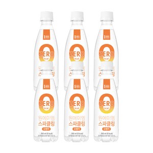 1am 원에이엠 스파클링 페트 오렌지, 350ml, 6개
