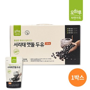 [오하루 자연가득] 국내산 서리태 두유 1박스/20팩, 180ml, 20개