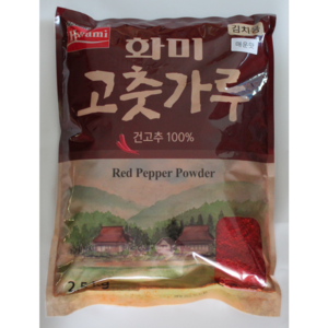 화미 고춧가루 김치용 매운맛, 2.5kg, 3개