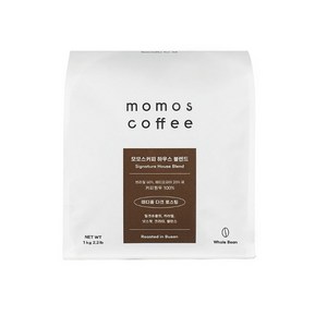 모모스커피 하우스블렌드 1kg, 홀빈, 1개