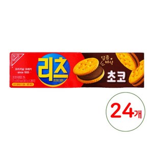 동서식품 리츠 샌드위치 크래커 초코, 77g, 24개