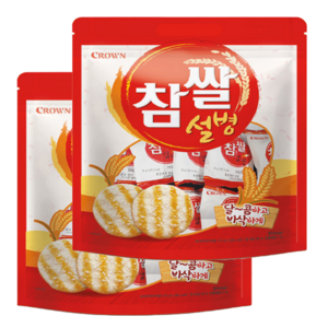 크라운 참쌀설병, 270g, 2개